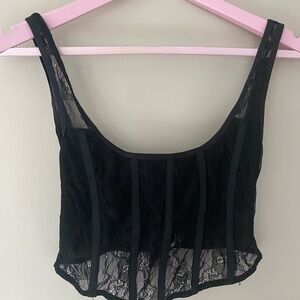Chic Black Lace Bralette